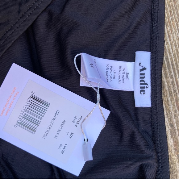 High Waisted Swim Bottoms | Andie Swim - Picture 5 of 8